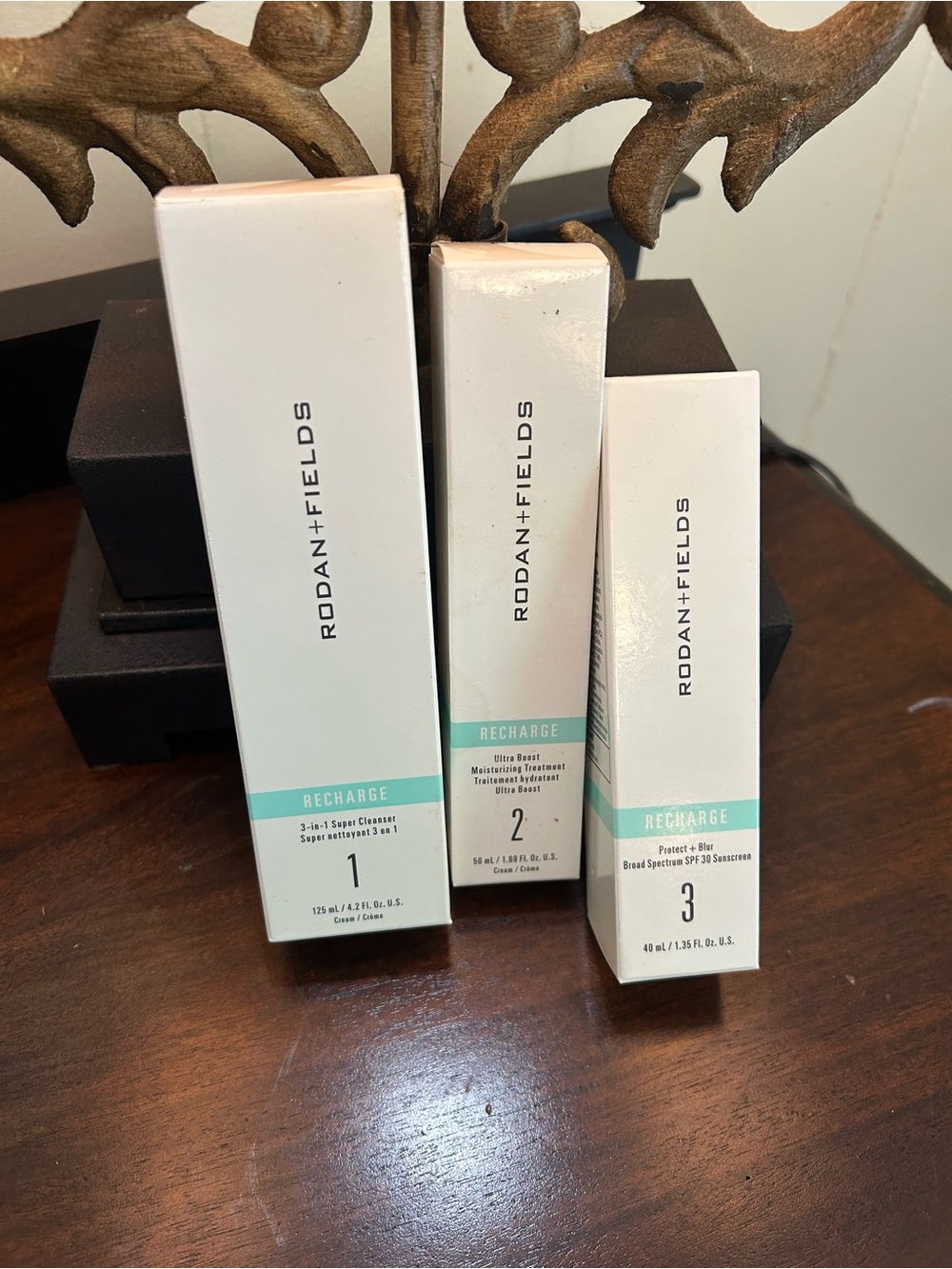 NEW IN BOX-~ Rodan + Fields Recharge Skincare.. My loss your gain.